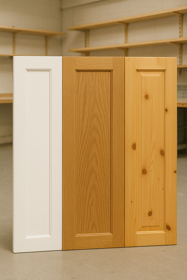 wardrobe materials comparison- mdf/ash/oak